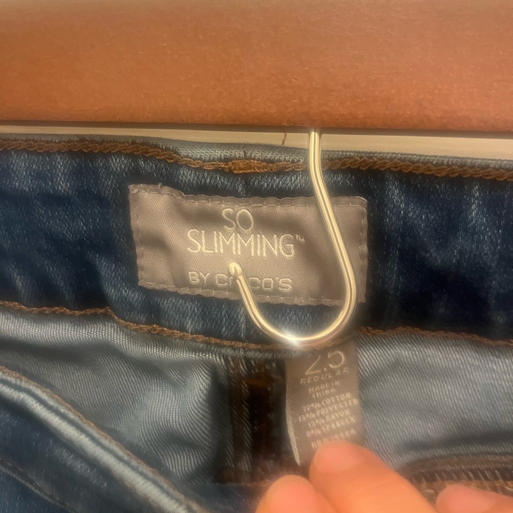 Chico's So Slimming Women's Blue Boot Cut Jeans